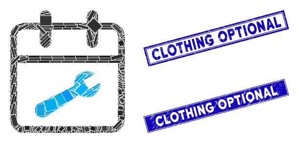 服务日马赛克和划痕矩形图片下载