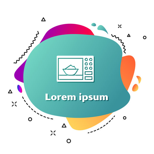 白色微波炉图标孤立在白色图片下载