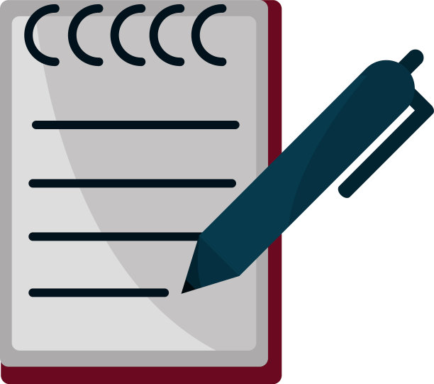 笔记本，笔，书写产权知识图片下载