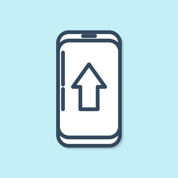 蓝线信息图城市地图导航图标图片下载