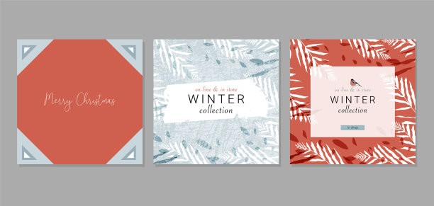 社交媒体广告横幅模板图片下载