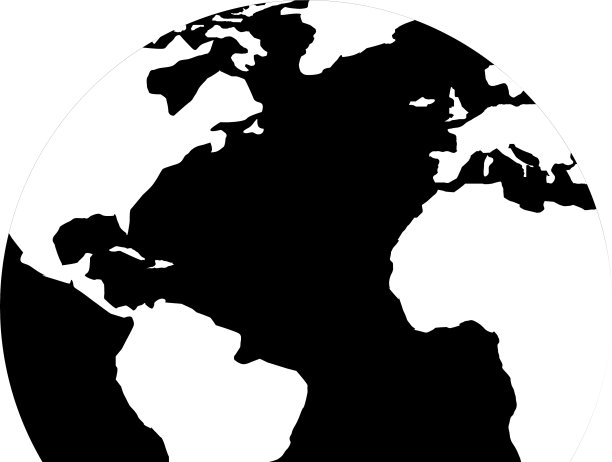 世界行星地球孤立图标图片下载