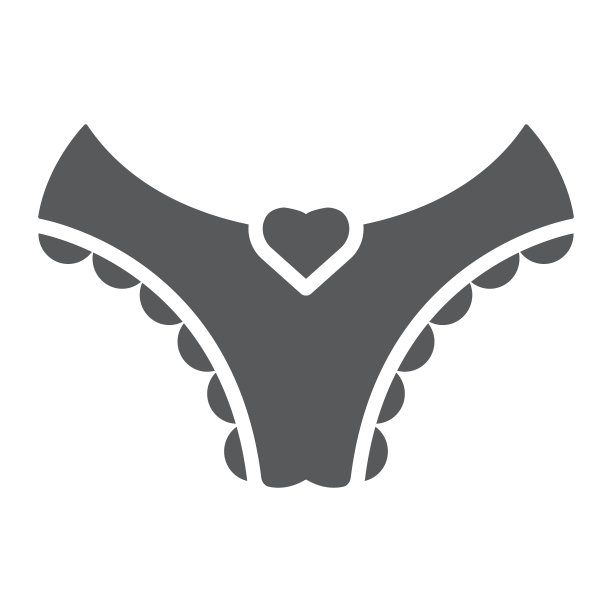 女性内衣图案服装和内衣图标图片下载