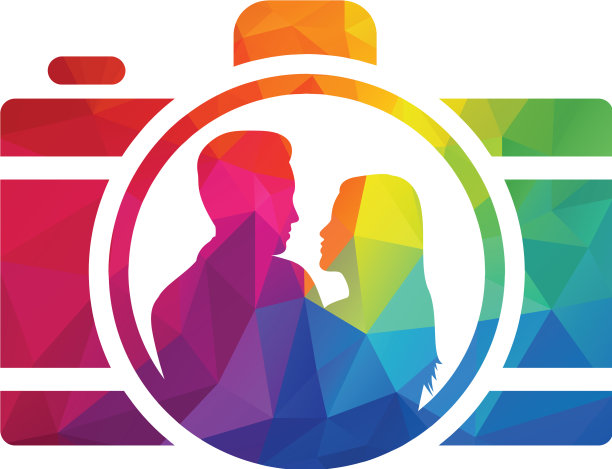 婚纱摄影标志设计图片下载