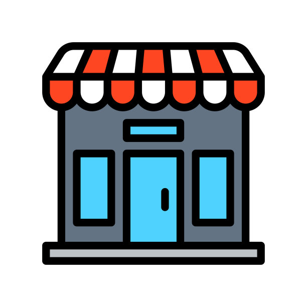 黑色星期五商店相关填充图标图片下载