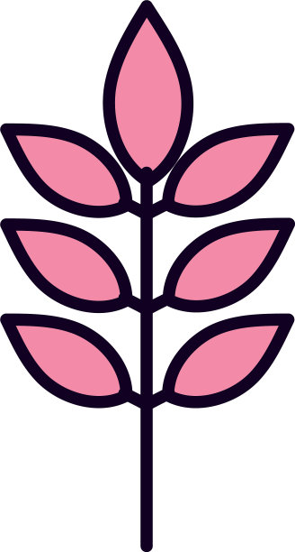 枝叶有机装饰图标图片下载