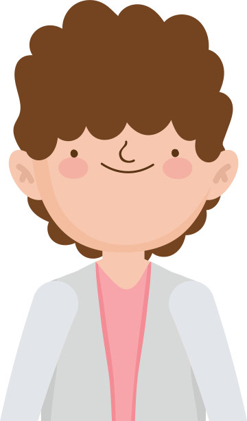 穿着西装的婚礼新郎卡通人物图片下载