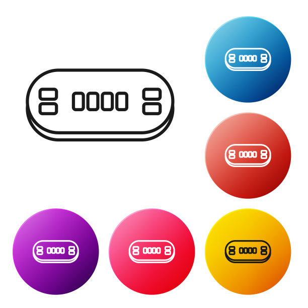 黑线扑克表图标隔离在白色图片下载