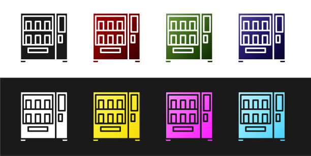 设置自动售货机食品和饮料自动图片下载