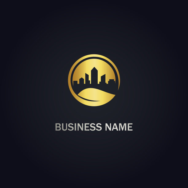 生态叶片城市景观建筑标志图片下载