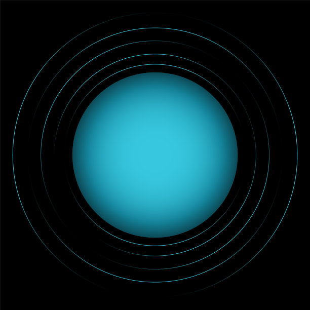 抽象的蓝色的圆圈图片下载