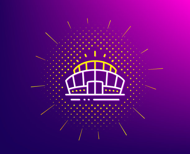 竞技场体育场线标志体育综合体标志图片下载