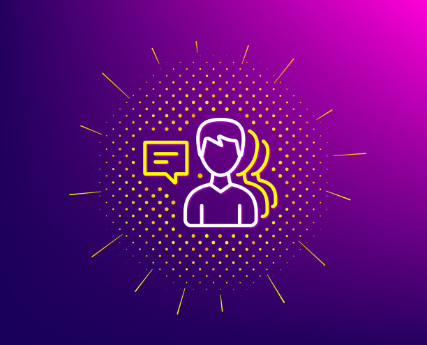 团队男人线图标团队合作标志图片下载