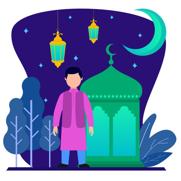 穆斯林平面设计图片下载