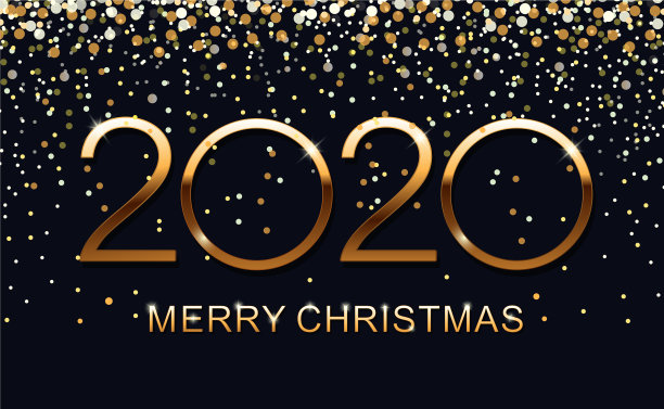 2020年新年快乐圣诞雅文图片下载