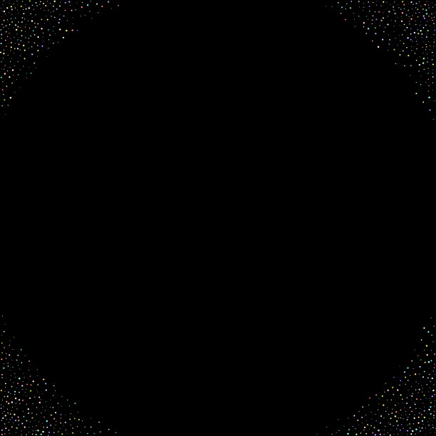 闪光的彩虹全息闪光纸屑图片下载