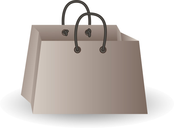 派对节日礼物包上白纸孤立图片下载