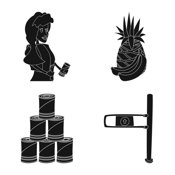 孤立物体食物和饮料符号图片下载