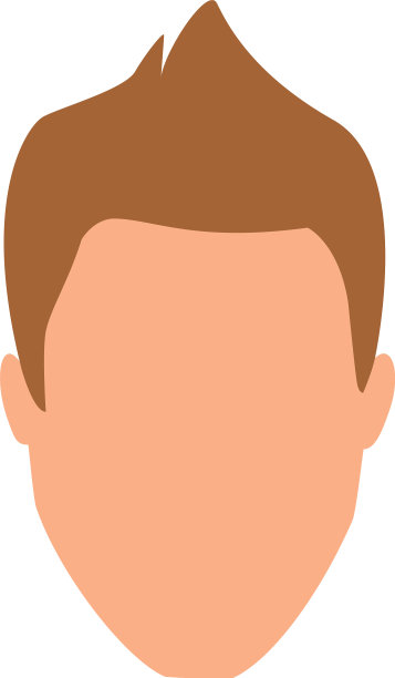 头像人脸图标平面设计图片下载