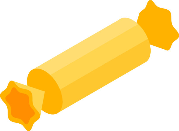 黄金糖果图标等距风格图片下载