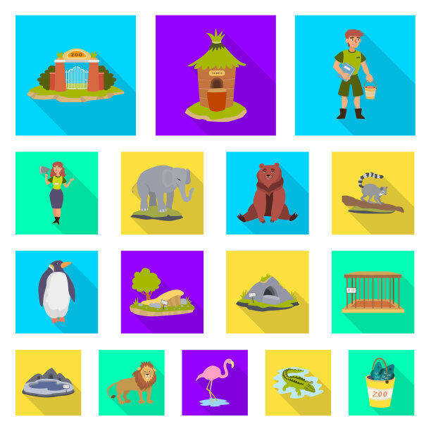 Safari和动物图标图片下载