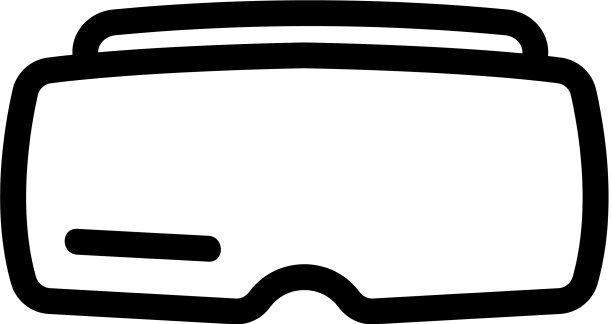 眼镜是一个夜晚图标孤立的轮廓图片下载