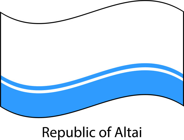 国旗阿尔泰共和国俄罗斯联邦图片下载