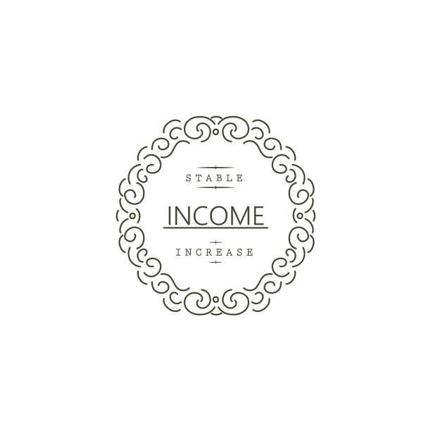 标志稳定收入增长图片下载