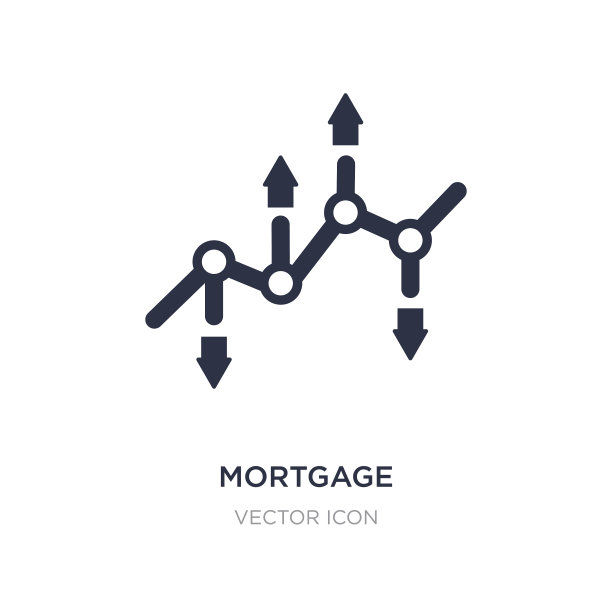 抵押统计图标上的白色背景图片下载