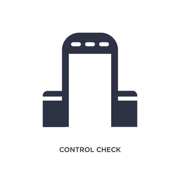 控制检查图标上的白色背景简单图片下载