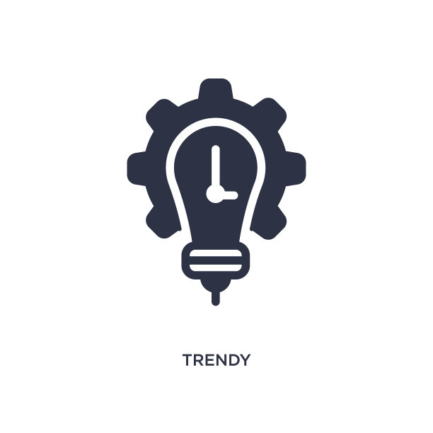 时尚图标上的白色背景简单的元素图片下载