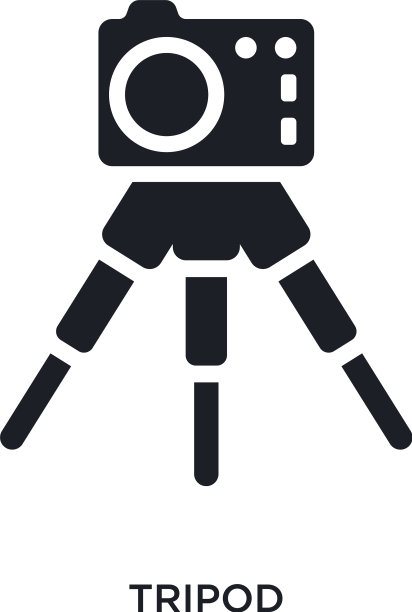 三脚架孤立图标简单的元素图片下载