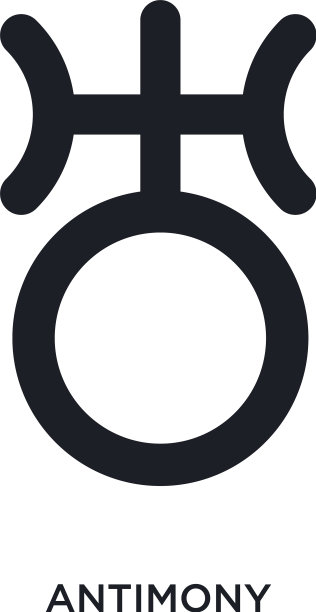 锑隔离图标，十二生肖中的简单元素图片下载