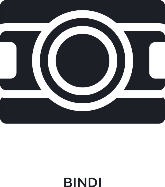 黑色宾迪隔离图标简单元素图片下载