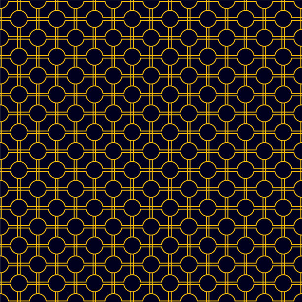 无缝几何图案的明信片墙纸图片下载