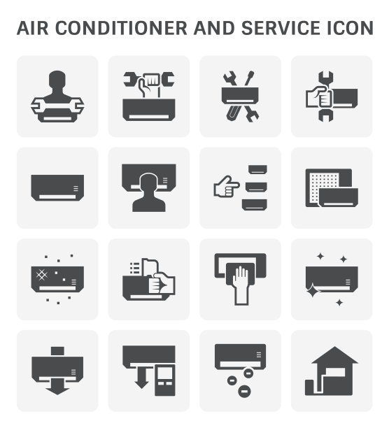 空调的图标图片下载