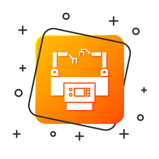 白色装配线图标隔离在白色上图片下载
