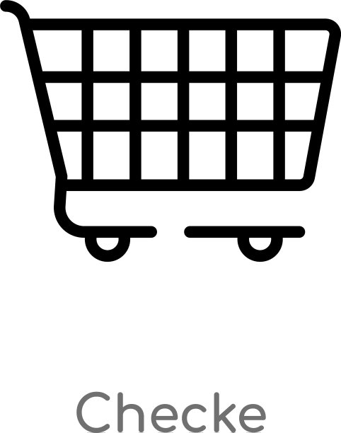 黑色简约线条轮廓复选框图标图片下载