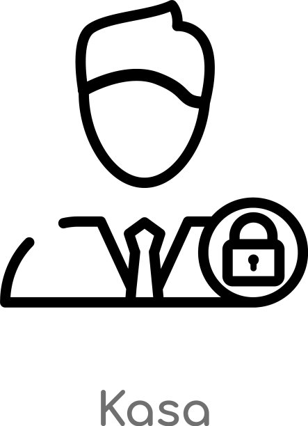 黑色背景上的斗笠轮廓简约线条图标图片下载