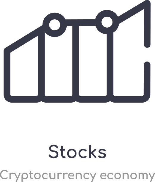 股票轮廓图标孤立线从图片下载
