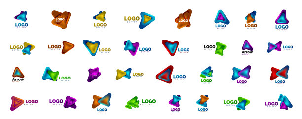 箭头Logo模板图片下载