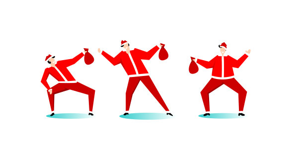 圣诞老人红帽子潮人图片下载