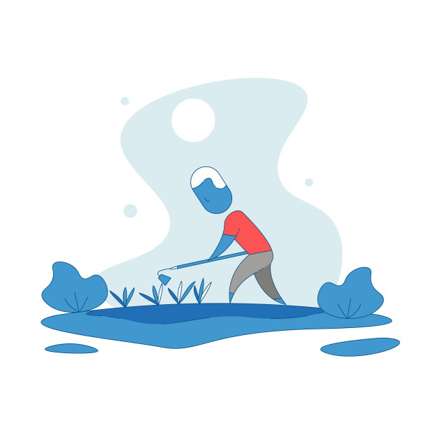 蔬菜洋葱农民正在用锄头挖土图片下载