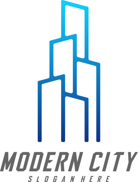 现代城市标识设计模板房地产标识图片下载