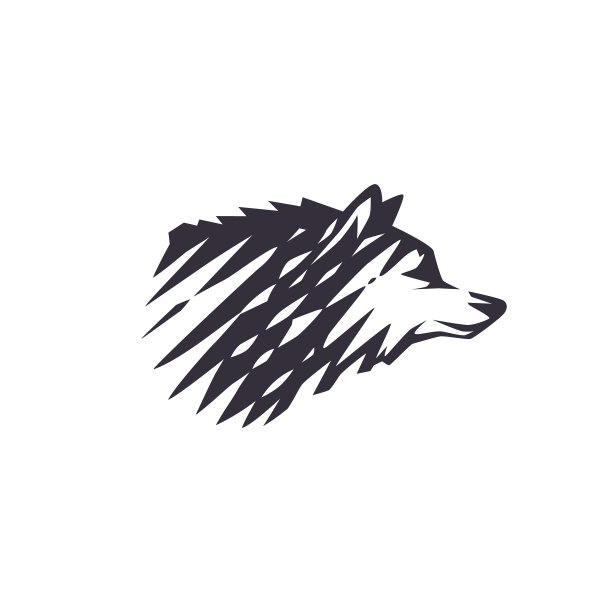 标识的狼图片下载