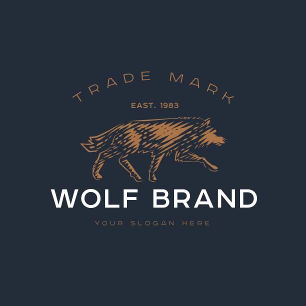 标识的狼图片下载