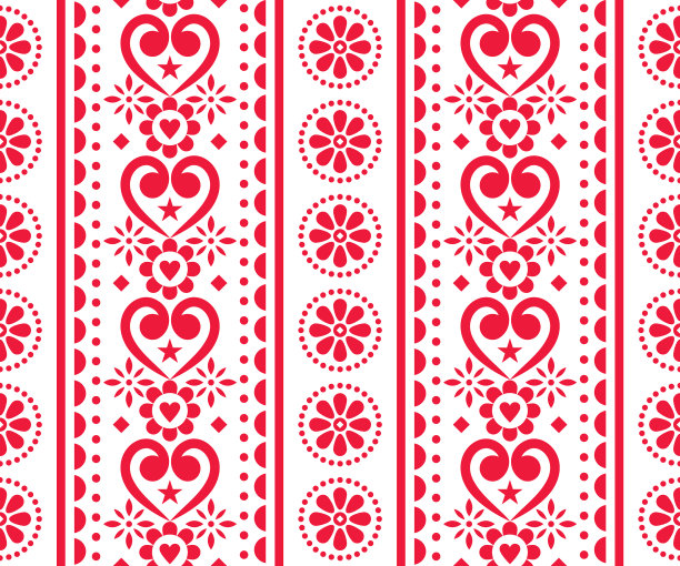 爱情情人节无缝模式图片下载