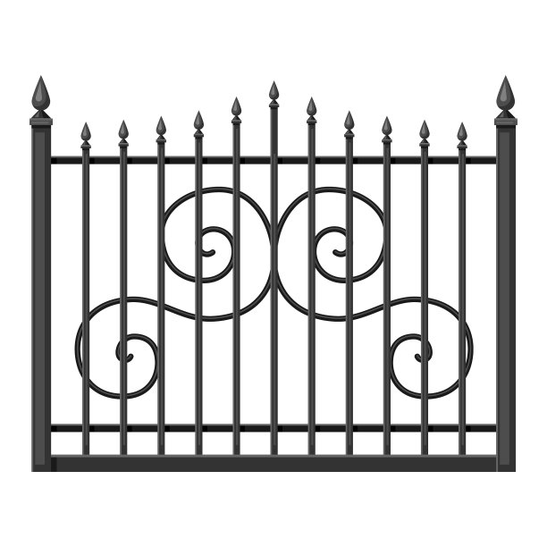 金属锻造围栏图片下载