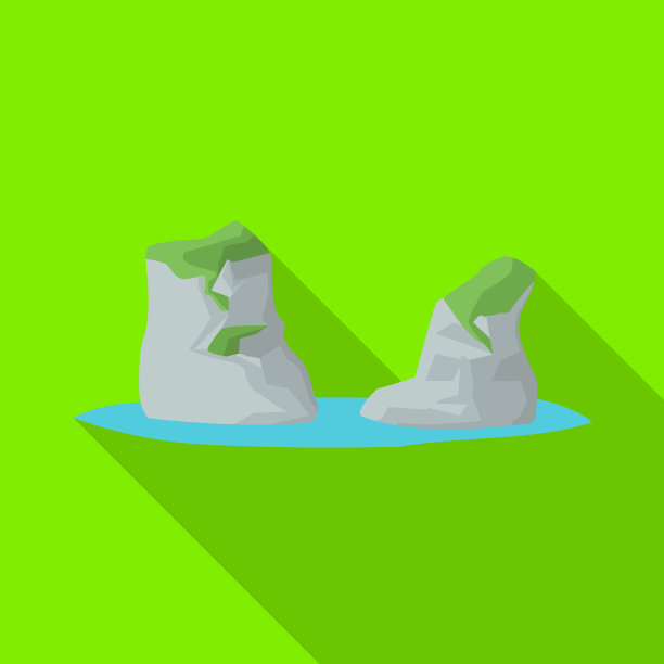 设计rock和bay标志的集合图片下载