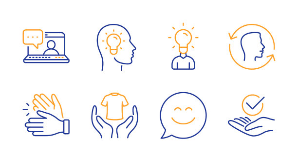 教育脸id和想法头图标集图片下载